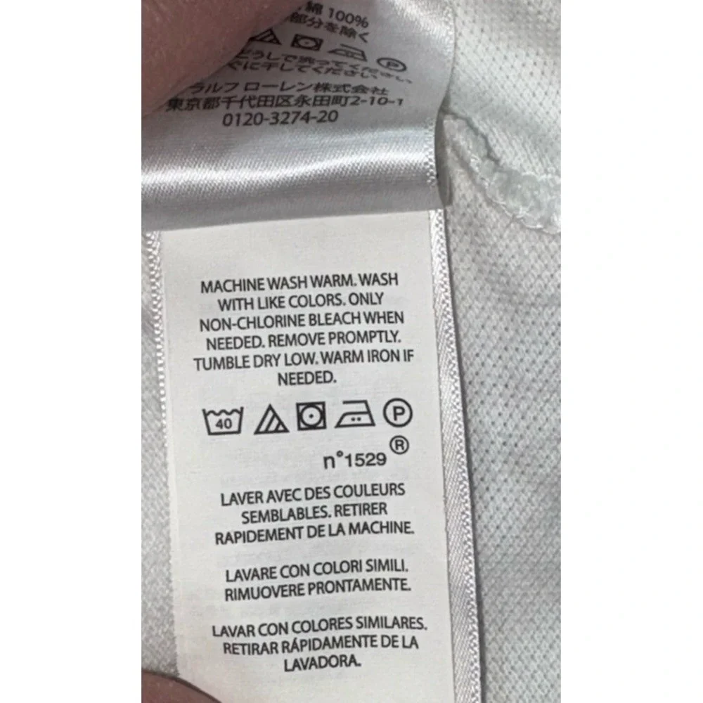 Polo Ralph Lauren Big Pony Polo Men's XXL Embroidered‎ White Shirt